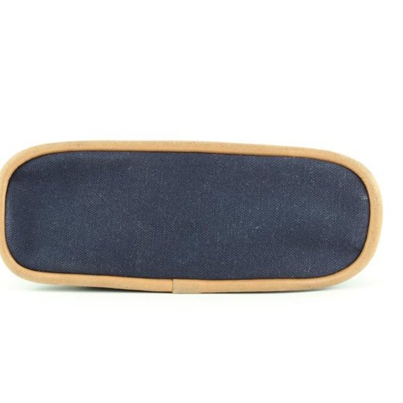 Hermès Navy Toile Bolide Cosmetic Pouch Make Up - Picture 9 of 12
